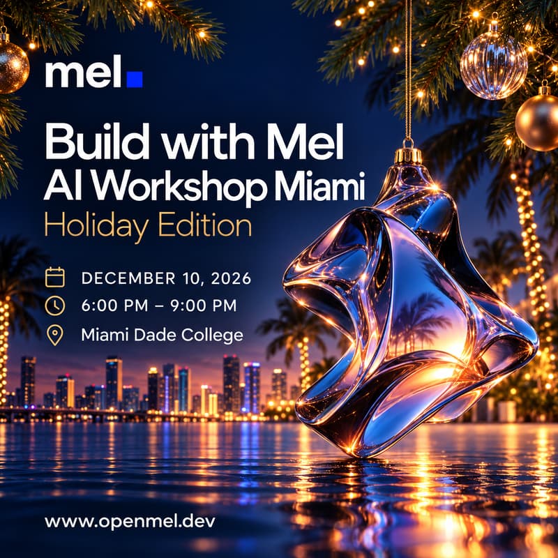 Cover Image for Build with Mel: AI Workshop Miami