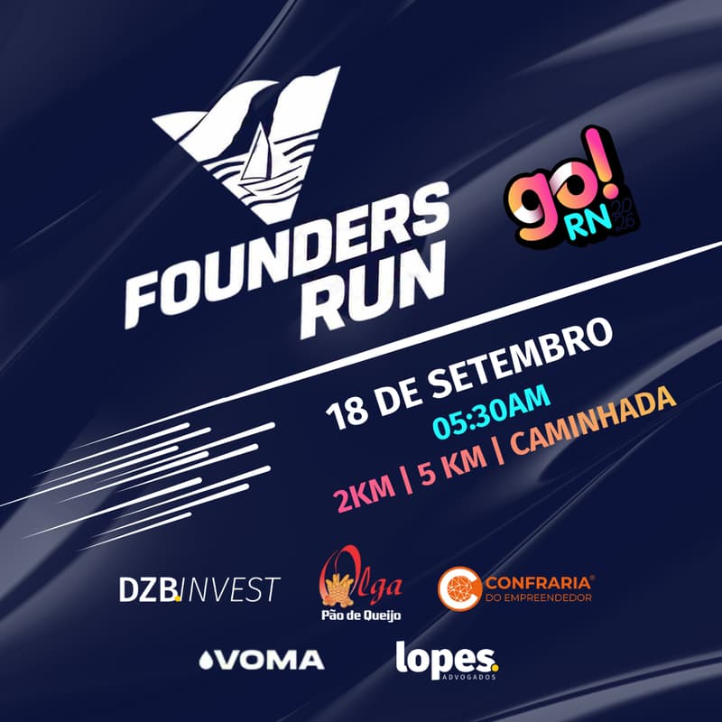 Cover Image for Founders Run no Go RN (exercício de caminhada e corrida)