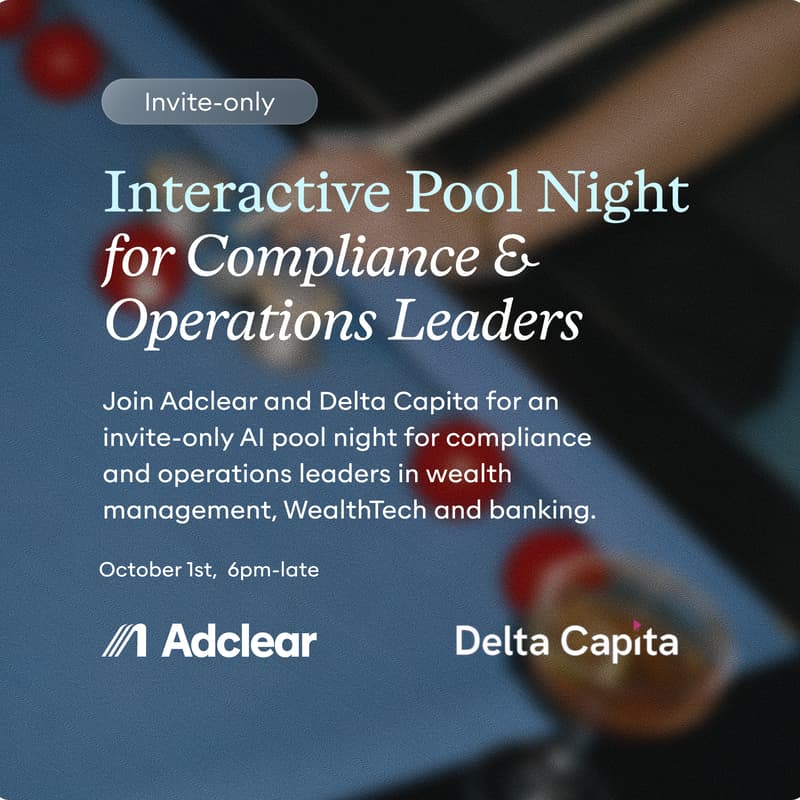 Cover Image for Interactive Pool Night for Compliance & Operations Leaders