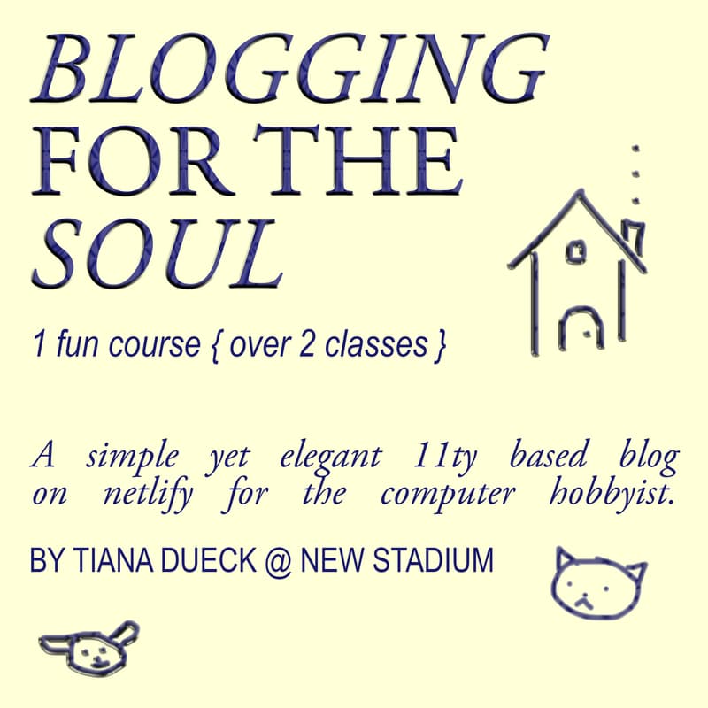 Cover Image for Blogging for the Soul