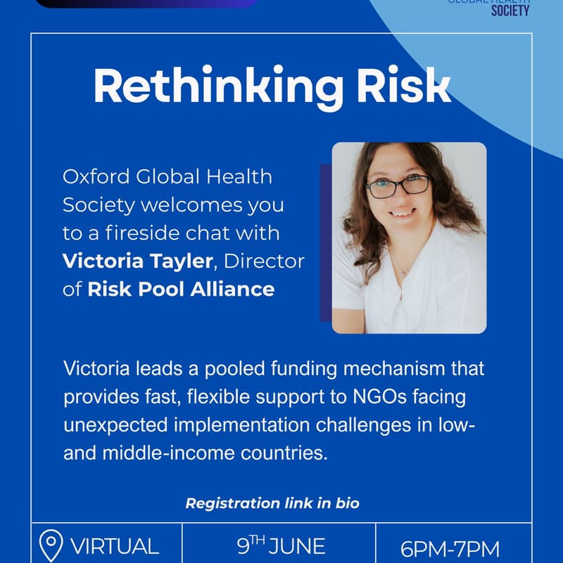 Cover Image for Rethinking Risk: Bridging the Gap Between Funders and Implementers, with Victoria Tayler of Risk Pool Alliance