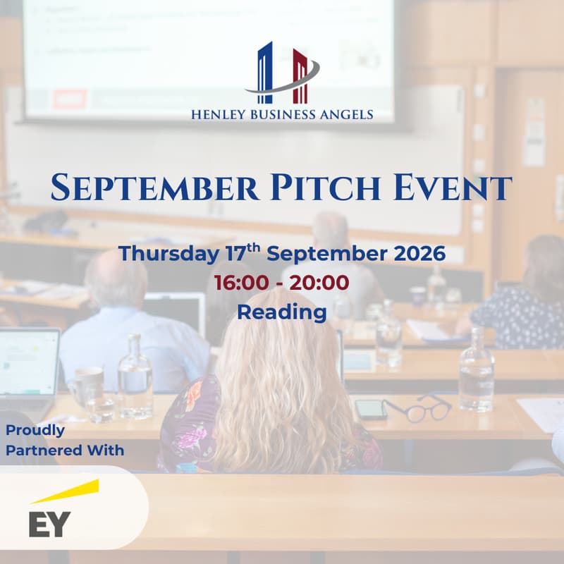 Cover Image for Henley Business Angels - September Pitch Event