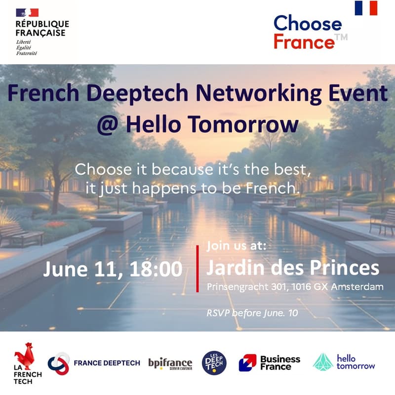 Cover Image for French Deeptech Networking Event @Hello Tomorrow