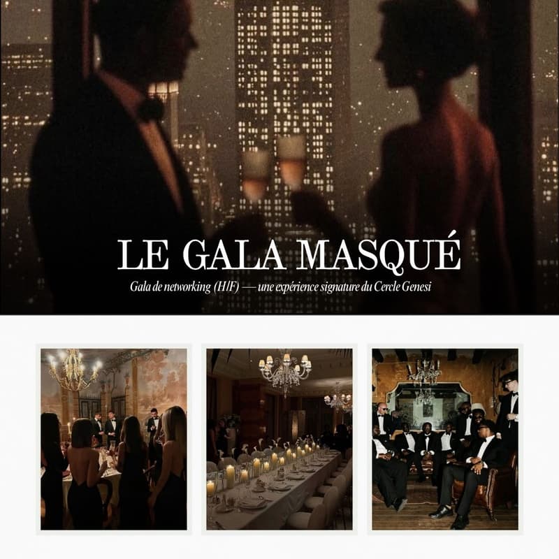 Cover Image for LE GALA MASQUÉ — Ambition & Networking (H/F).