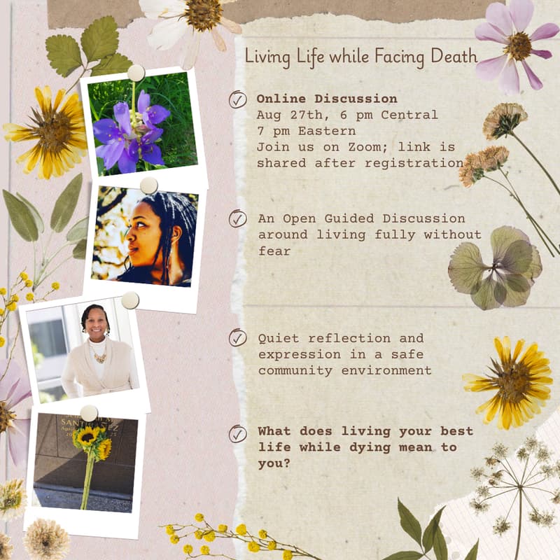 Cover Image for Holding Space Through Life's Transitions: Living Life While Facing Death