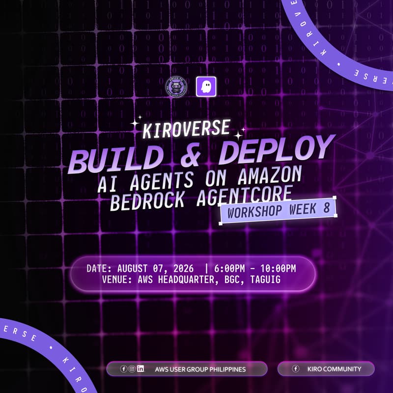 Cover Image for Build Nights: Build & Deploy AI Agents on Amazon Bedrock AgentCore using Vibe Coding with Kiro