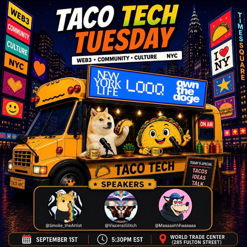 Cover Image for Taco Tech Tuesday: NFT NYC Edition 🎨🗽🦊