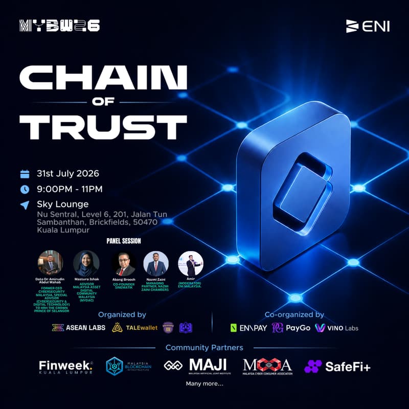 Cover Image for Chain of Trust: Connecting Leaders, Building the Digital Economy.