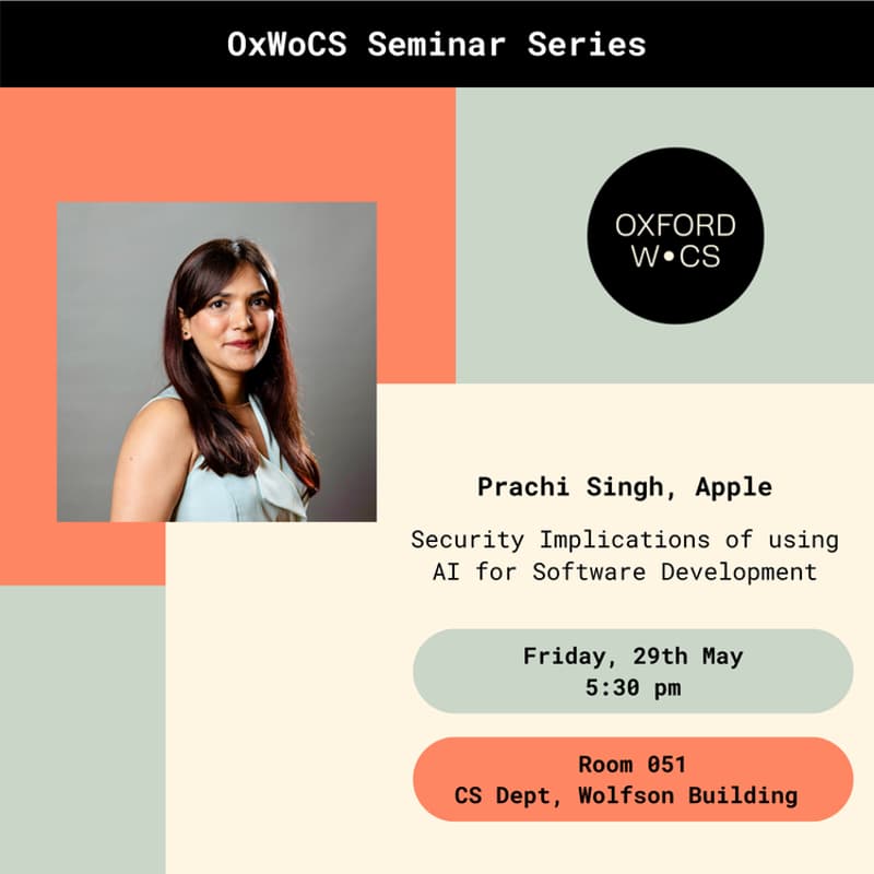 Cover Image for Distinguished Speaker Seminar Series: Prachi Singh