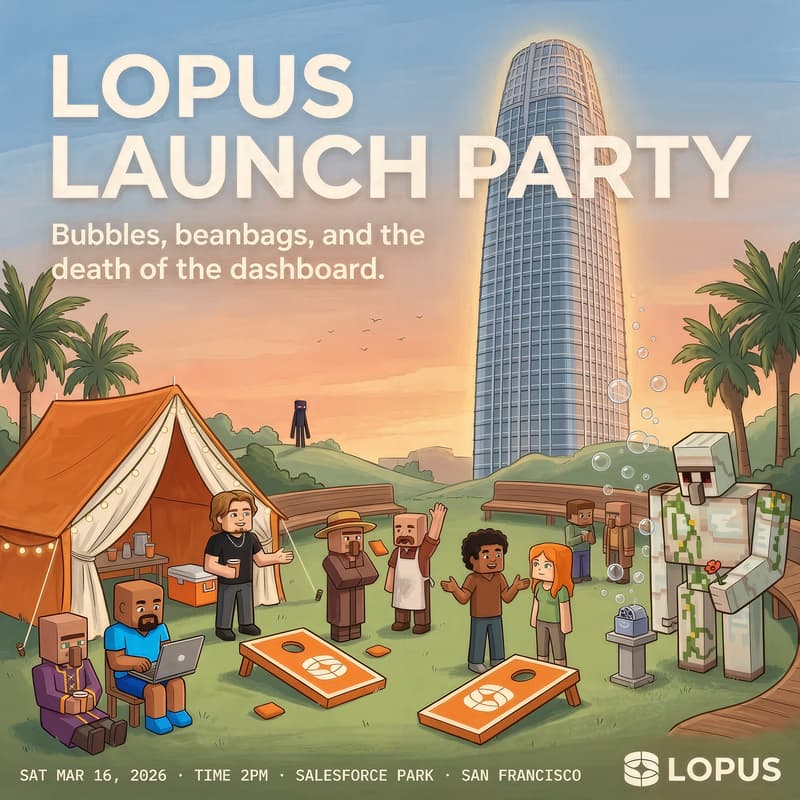Cover Image for Lopus Launch Party @ Salesforce Park