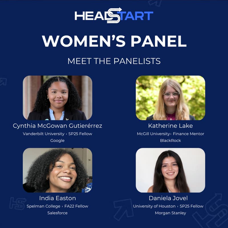 Cover Image for HeadStart Fellowship FA26 Women's Panel