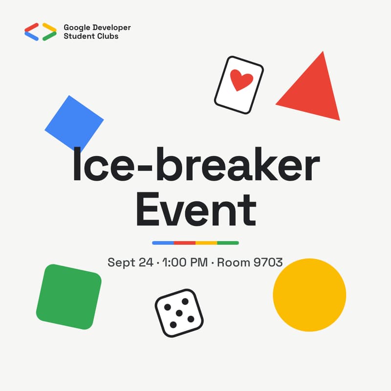 Cover Image for GDSC Ice-Breaker