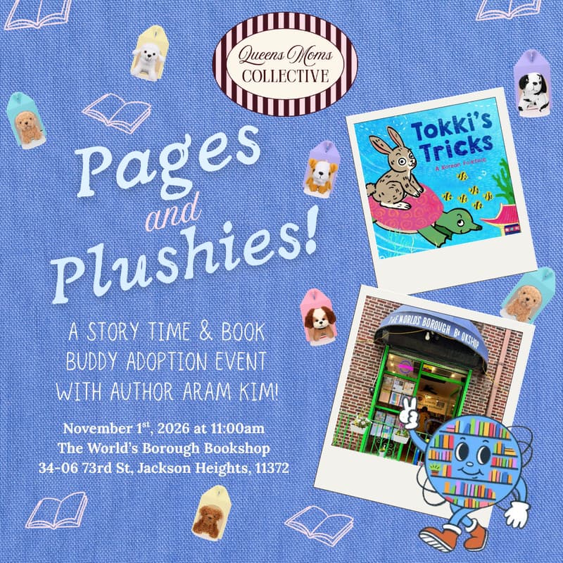 Cover Image for Pages & Plushies - Storytime Event with Author Aram Kim!