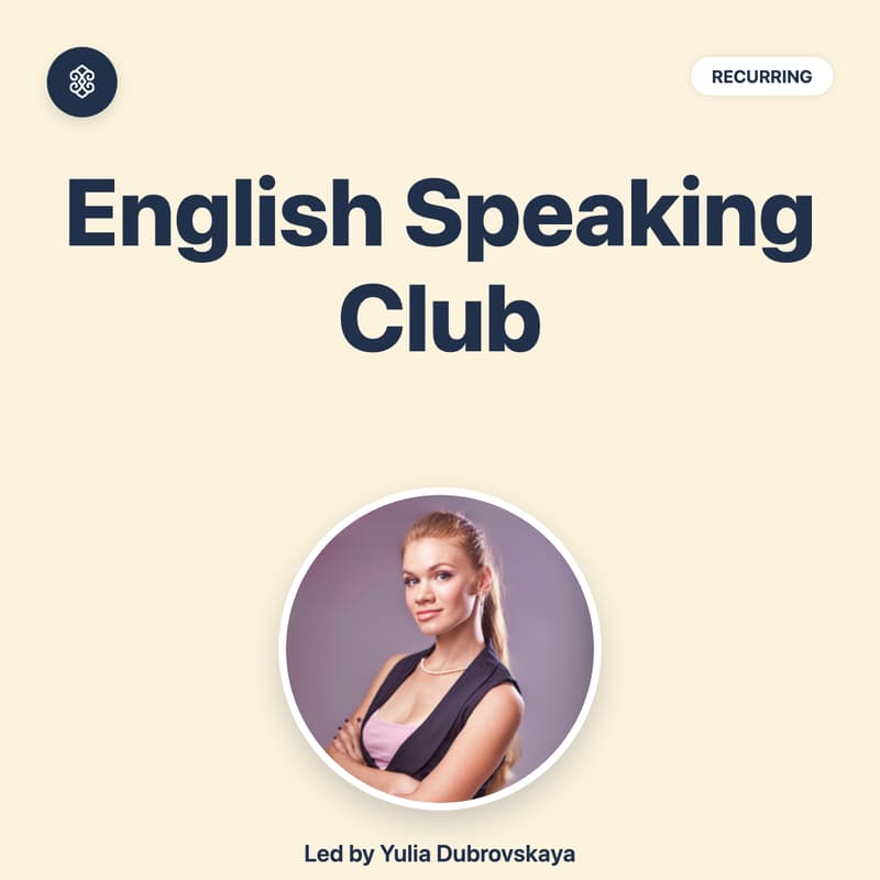 Cover Image for English Speaking Club