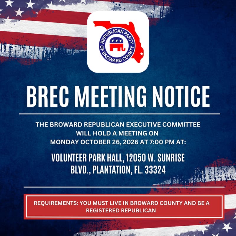 Cover Image for Broward Republican Executive Committee Meeting