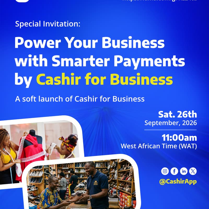 Cover Image for Power Your Business with Smarter Payments by Cashir for Business