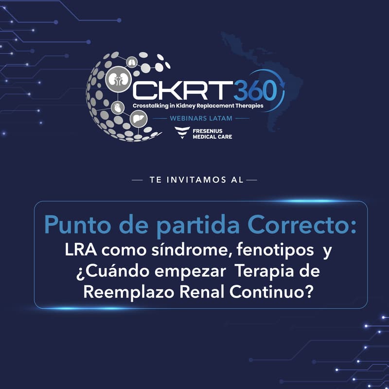 Cover Image for Punto de partida correcto: LRA como síndrome, fenotipos y ¿Cuándo empezar Terapia de Reemplazo Renal Continuo?