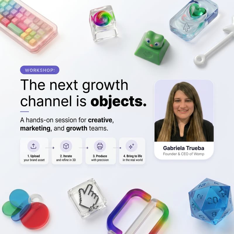 Cover Image for Workshop: the next growth channel is objects.