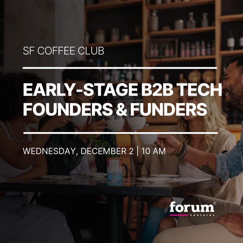 Cover Image for SF Coffee Club | Early Stage B2B Tech Founders & Funders