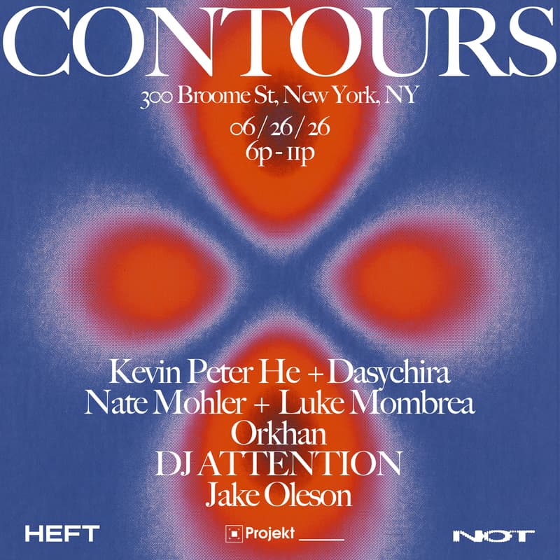 Cover Image for Heft TRANSMISSION: CONTOURS ft. Kevin Peter He, Dasychira, Jake Oleson, Nate Mohler, Luke Mombrea & Orkhan