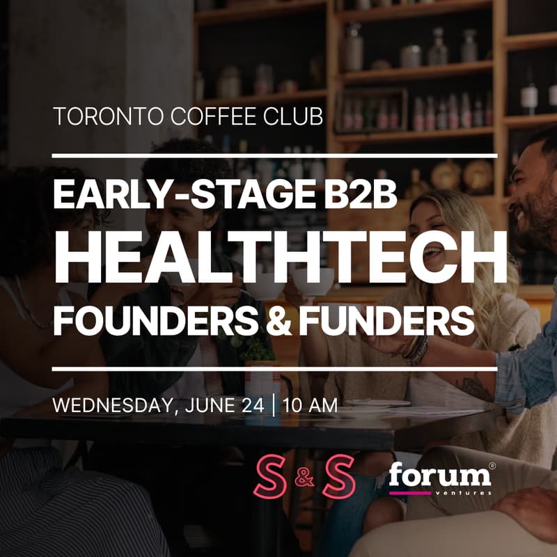 Cover Image for Toronto Coffee Club | B2B HealthTech Founders & Funders with Scalpels & Spreadsheets