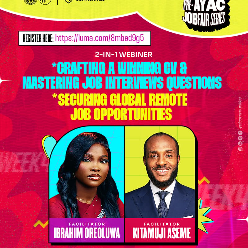 Cover Image for Crafting a Winning CV & Mastering Job Interviews + Beyond Borders: Securing Global Remote Career Opportunities