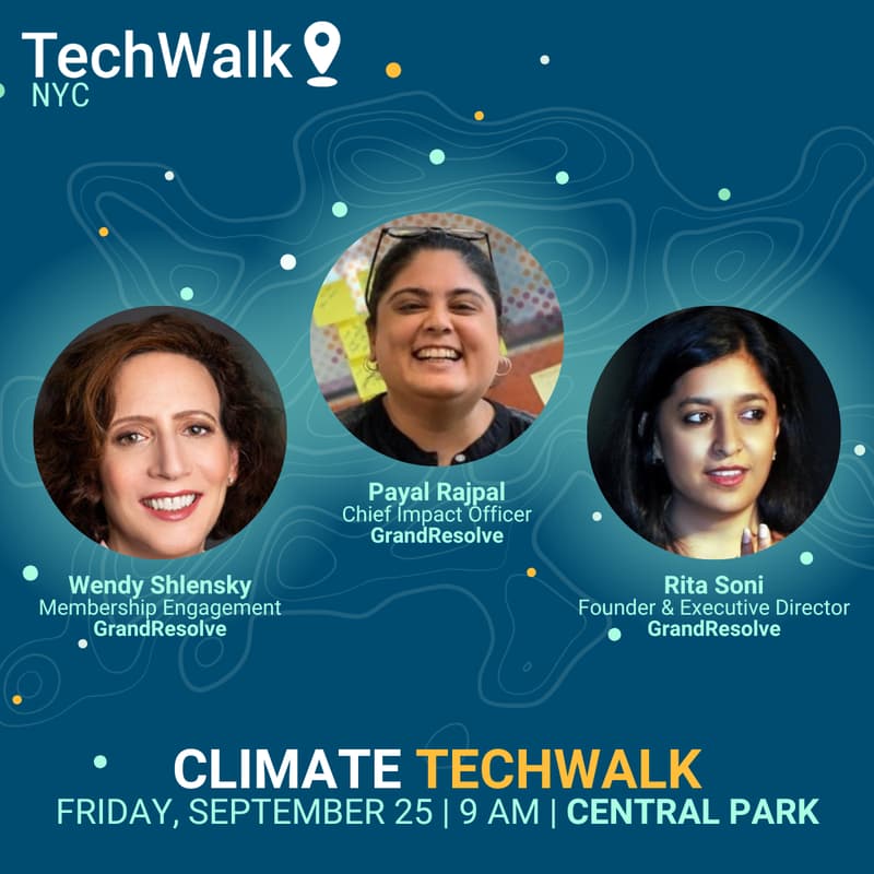 Cover Image for Climate TechWalk | NYC, 9/25 w/ GrandResolve