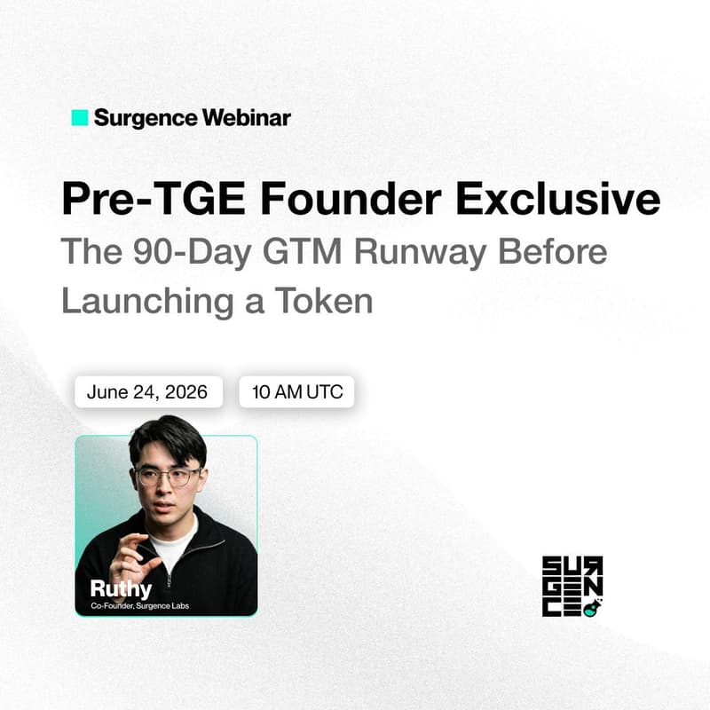 Cover Image for For Pre-TGE Founders: The 90-Day GTM Runway Before You Launch a Token