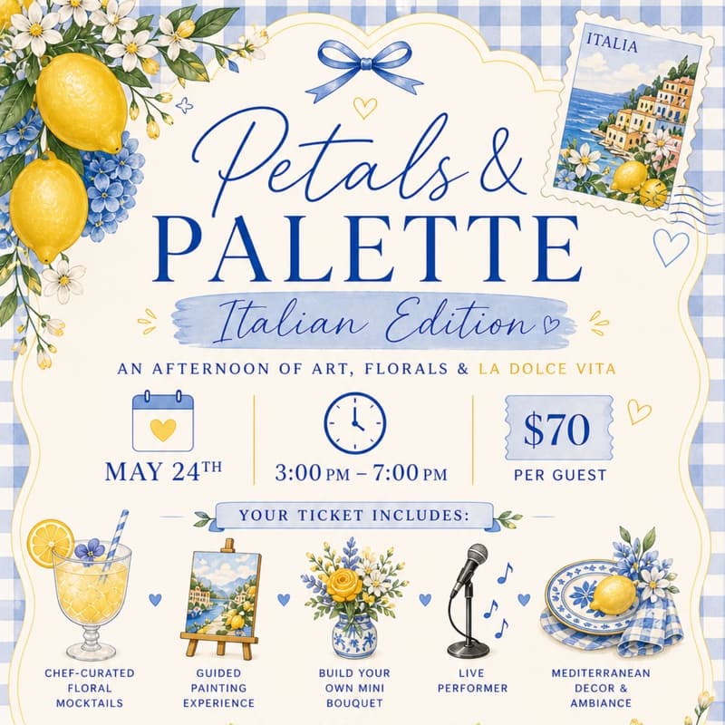 Cover Image for Petals & Palette Italian Edition
