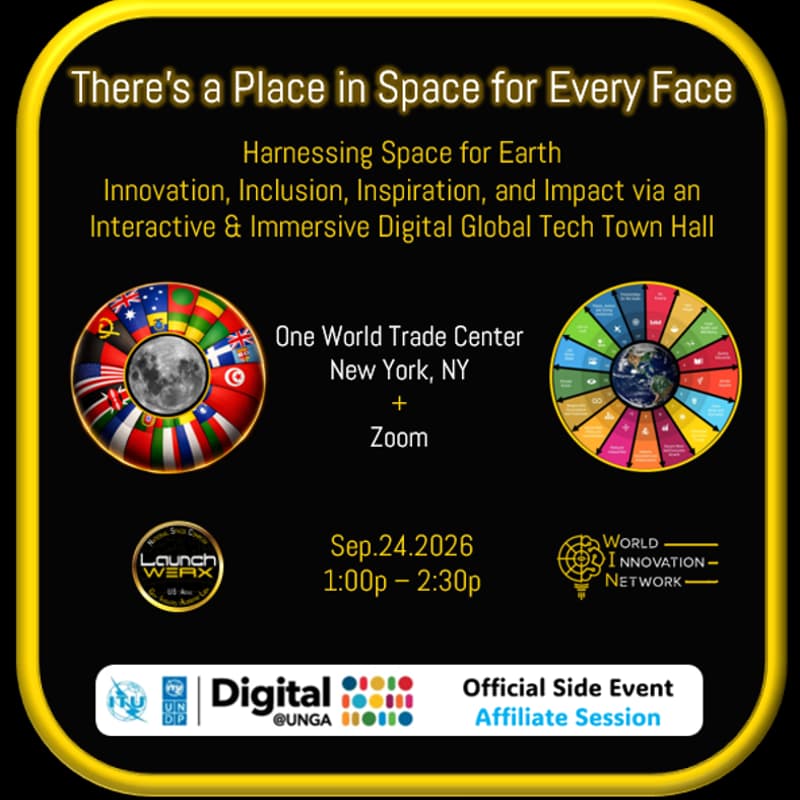 Cover Image for Digital@UNGA: There's a Place in Space for Every Face [ON-LINE + IN-PERSON]