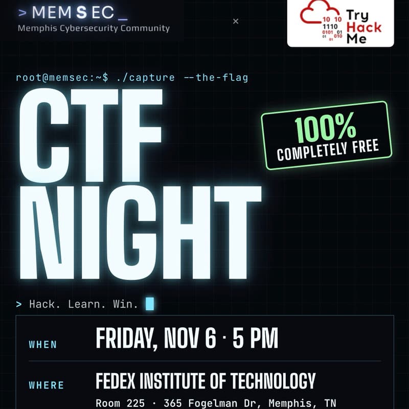 Cover Image for MEMSEC × TryHackMe: CTF Night