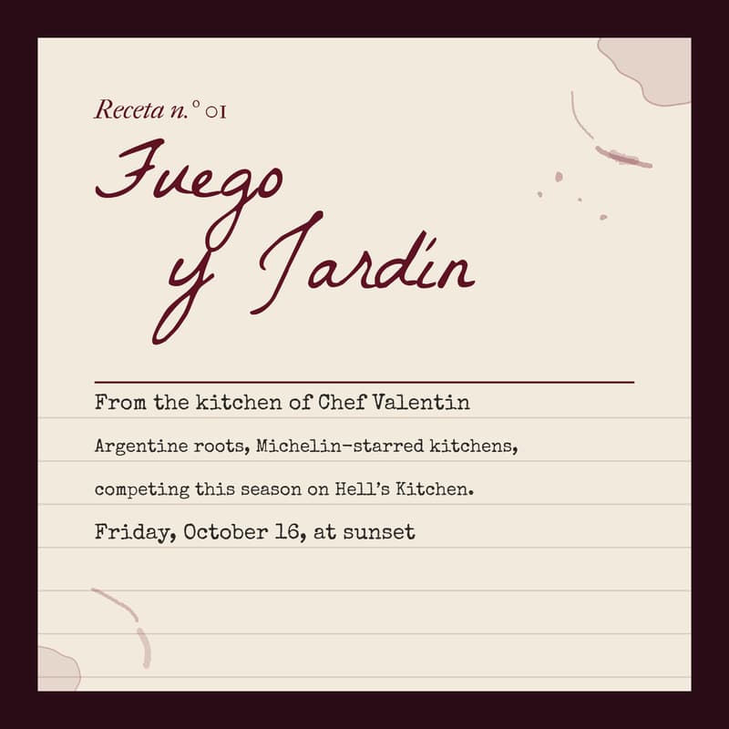 Cover Image for Fuego y Jardín · Edición 01 · Otoño