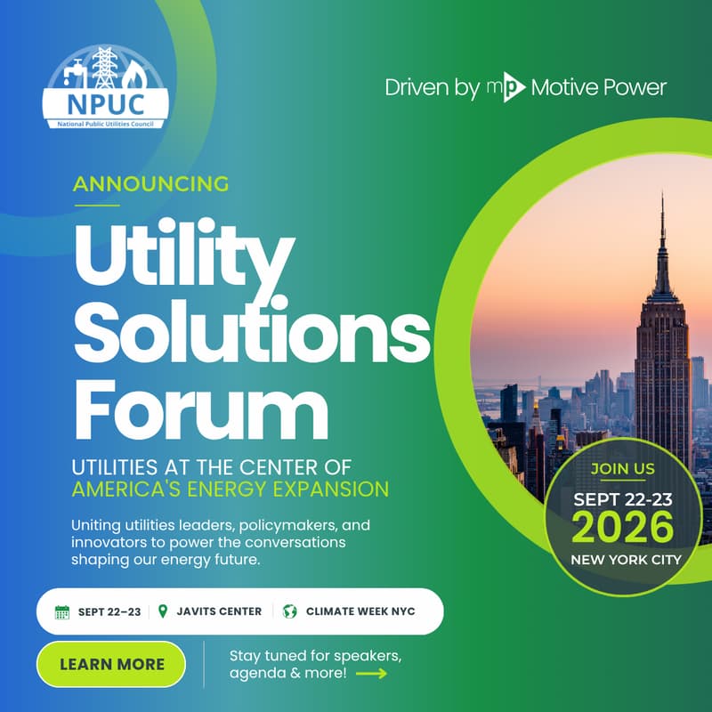 Cover Image for NPUC Utility Solutions Forum