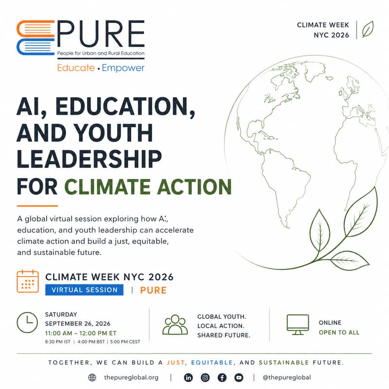 Cover Image for AI, Education, and Youth Leadership for Climate Action