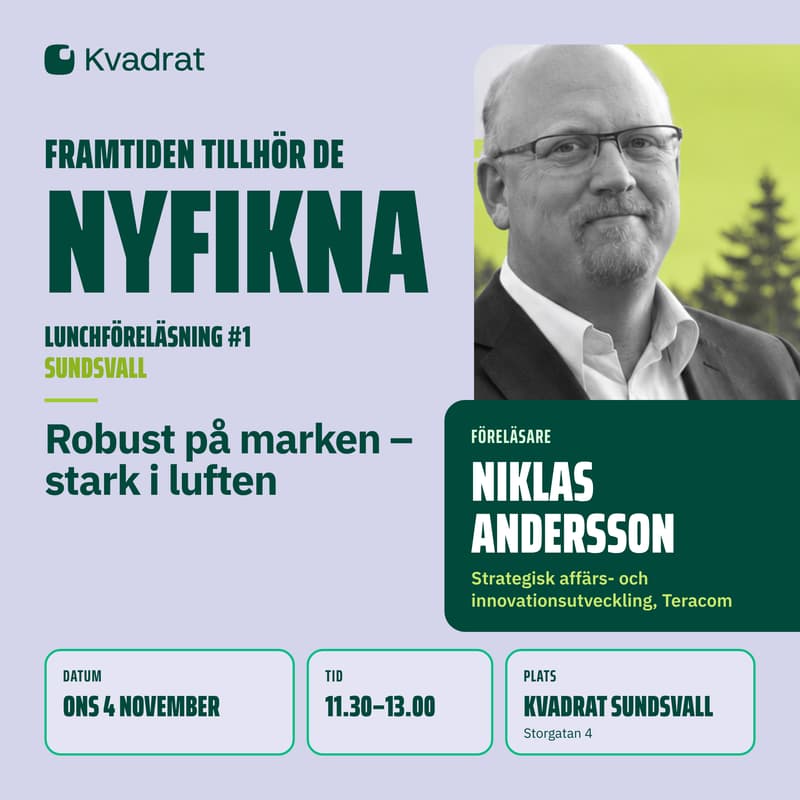 Cover Image for Framtiden tillhör de nyfikna – Robust på marken, stark i luften