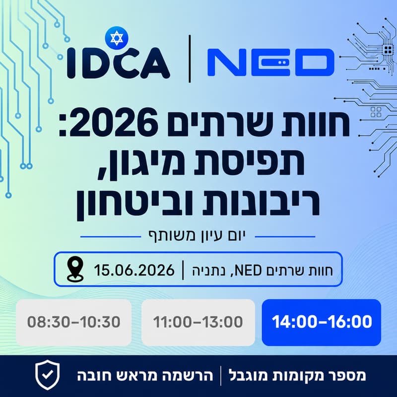 Cover Image for IDCA x NED - Data Center Security. Session 3: 14:00-16:00