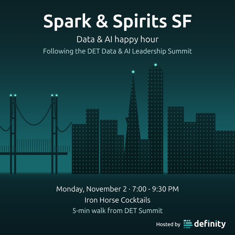 Cover Image for Spark & Spirits SF: Data & AI happy hour