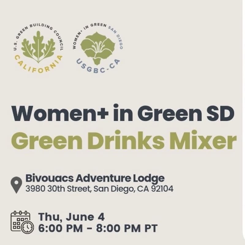 Cover Image for Green Drinks x Women+ In Green San Diego
