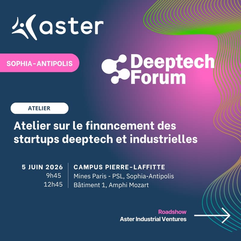Cover Image for Atelier sur le financement des startups deeptech et industrielles