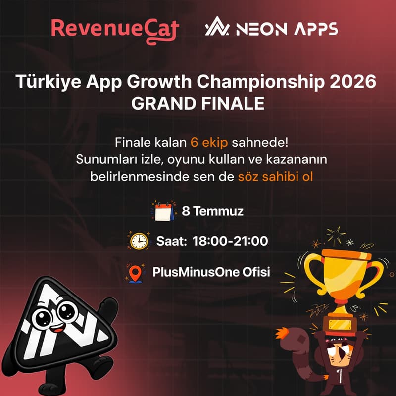 Cover Image for RevenueCat x Neon Apps App Growth Championship - Grand Finale
