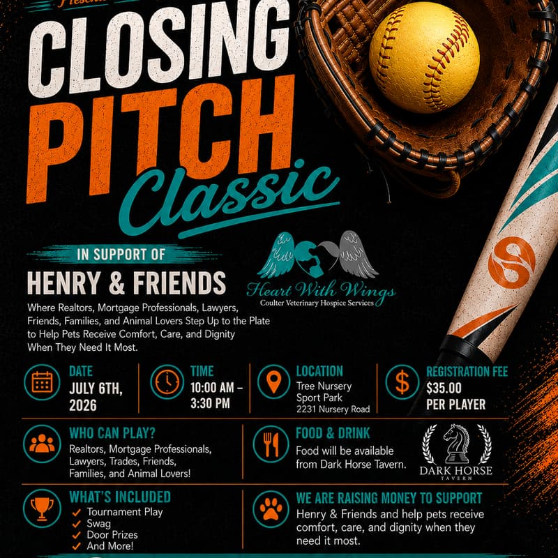 Cover Image for The Closing Pitch Classic Supporting Henry & Friends