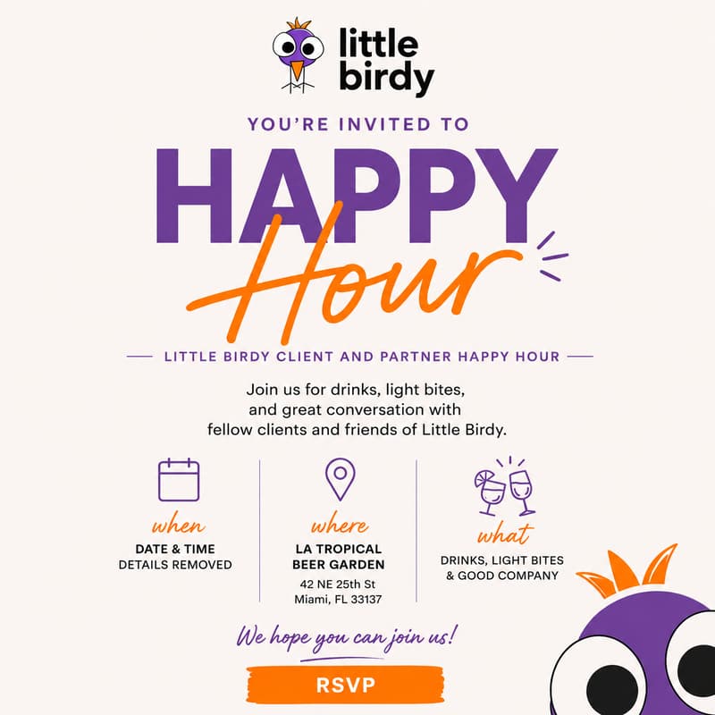 Cover Image for Little Birdy Happy Hour