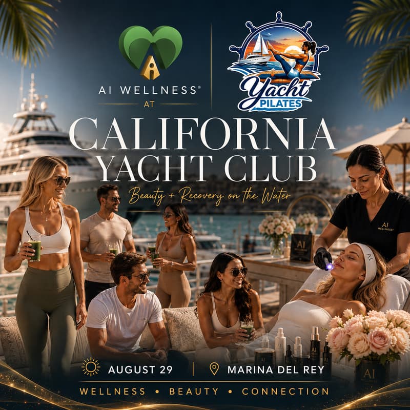 Cover Image for AI WELLNESS AT CALIFORNIA YACHT CLUB :Beauty + Recovery on the Water!