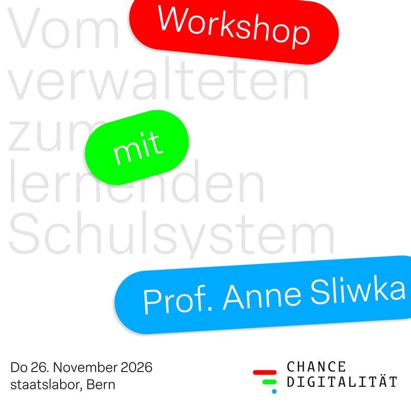 Cover Image for Vom verwalteten zum lernenden Schulsystem: Ein Praxisworkshop mit Prof. Anne Sliwka