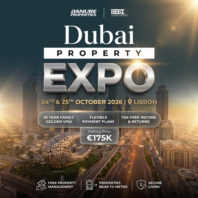 Cover Image for Dubai Property Expo in Lisbon| 24 - 25 October, 2026 | Danube