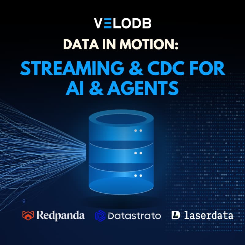 Cover Image for 🌊 Data in Motion: Streaming & CDC for AI & Agents