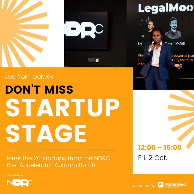 Cover Image for Startup Stage 2026 | PorterShed x NDRC