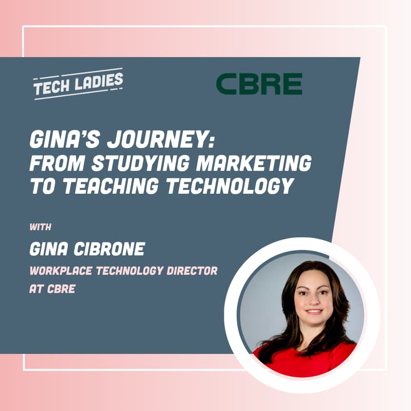 Cover Image for Gina’s Journey: From Studying Marketing to Teaching Technology