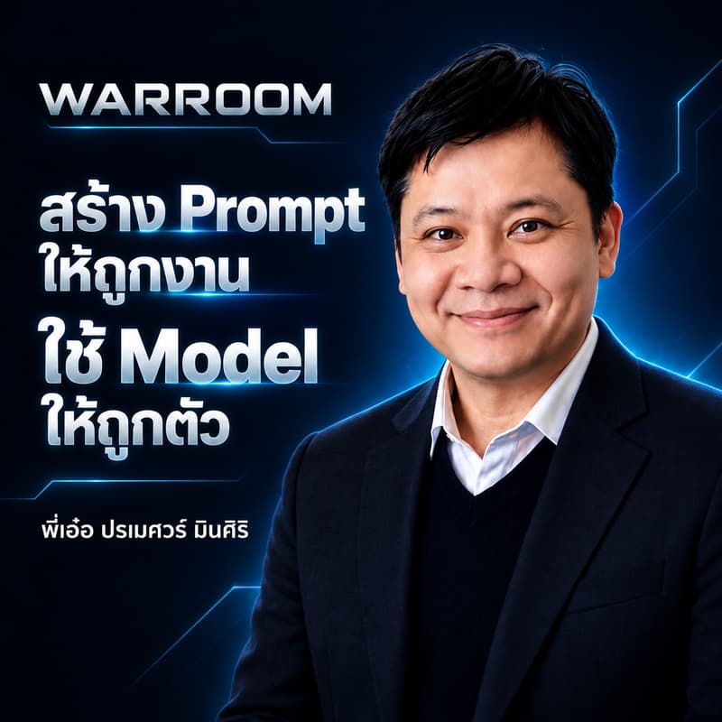 Cover Image for สร้าง Prompt ให้ถูกงาน ใช้ Model ให้ถูกตัว