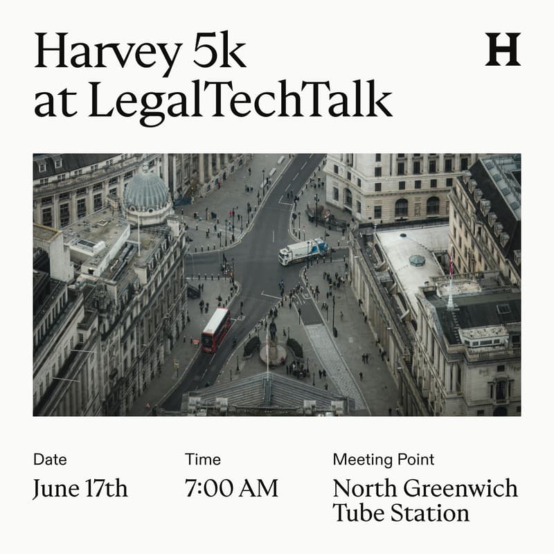 Cover Image for Harvey 5K Run at LegalTechTalk 2026 🏃